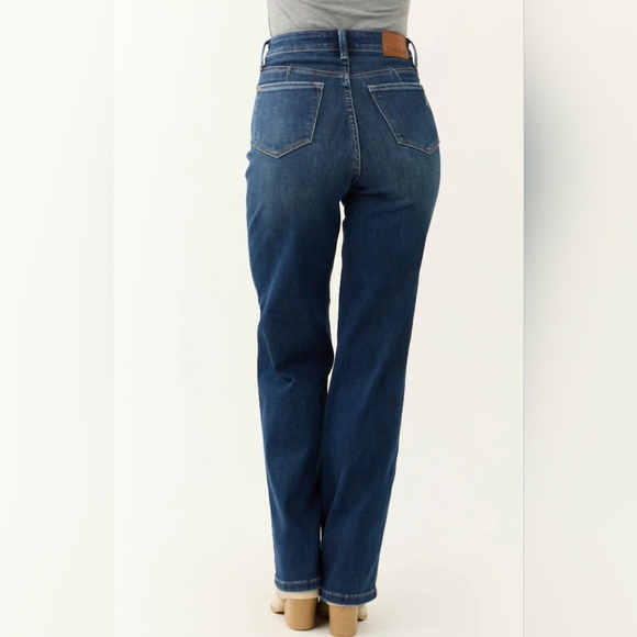 Judy Blue High Rise Tummy Control Straight Leg Stretch Jeans Regular Plus NEW✨️ - Picture 7 of 12